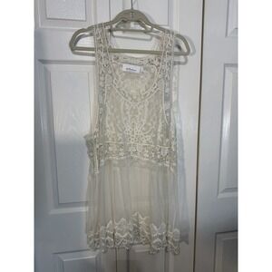 La Bellum Hillary Scott Lace Tank Top Size 1X